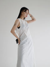 ナイロンバックポイントワンピース / Nylon Back Point One Piece (3color)