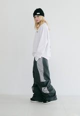 WDフューチャーリフレクティブトラックパンツ / BSR2223FWPT041 WD FUTURE REFLECTIVE TRACK PANTS CHARCOAL
