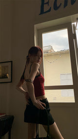 Reality V Lace Sleeveless Tee