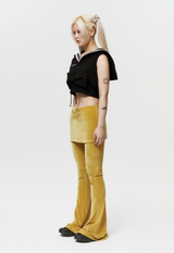 PIERCING SKIRT PANTS (GREEN)