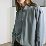 VERTICAL TIP BASIC SHIRT SKY BLUE