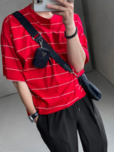 Never Classic Border T Shirt (3color) (6582344712310)