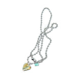 ハートマザーオブネックレス/[NIROSERENDIPITY] HEART MOTHER OF PEARL NECKLACE 2SIZE (6586955694198)