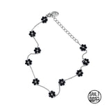 Bead flower choker