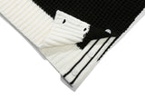 ワッフルニットベスト / WAFFLE KNIT VEST_BLACK