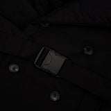 [UNISEX] Reversible Faux Fur and Double-Breasted Padded Coat (Black) (6656422445174)