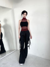 リボンタイマーティーパンツ/866. Ribbon tie multy pt (2color)