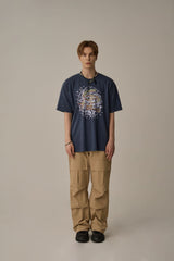 ピグメントダーティーペイントTシャツ