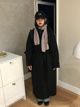 Verliebt high neck long coat