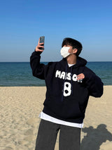エイトルースフィットプリントフーディ / EIGHT LOOSEFIT PRINTING HOODY(4COLOR)