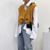 CRクロップドニットベスト/CR Cropped Knit Vest (5 colors)
