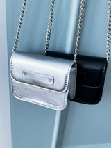 Two You Mini Square Leather Chain Crossbody Bag