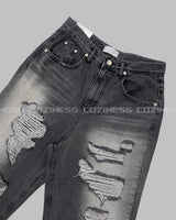 ダークブルービンテージワイドデニム / TR2423 Dark Blue Vintage Wide Denim (XS ~ L)
