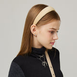 Velboa Volume Hairband _ Yellow Beige