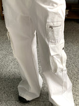 ホルティカーゴポケットロングワイドコットンパンツ / Holty Cargo Pocket Long Wide Cotton Pants