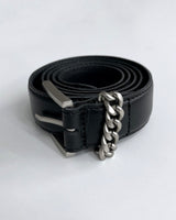 ネクスト30MMイタリアンナチュラルカウハイドベルト / NEXT 30MM chain Italian Natural Cowhide Belt