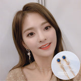 Diamond Petals Piercing - Navy (fromis_9 Nakyung Piercing)