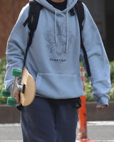 フラワーピグメントオーバーフィットアフーディー/Flower pigment over fit a hoodie_3color