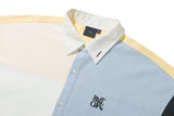 カラーミックスコットンシャツ/COLOR MIXED COTTON SHIRT_WHITE