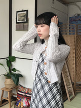 レイヤードロマンティックチェッカービスチェドレス