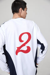 2フューリアスクラブサッカージャージ LS Tシャツ / 2 FURIOUS CLUB SOCCER JERSEY LS T-SHIRT WHITE