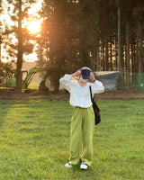 [BELLIDE MADE] Spring version embroidered two-way jogger training pants