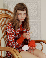 GRANNY SQUARE KNIT MINI SKIRT RED (6691438526582)