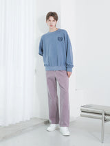 ピグメントワイドデニムパンツ / M188 PIGMENT WIDE DENIM PANTS_PURPLE