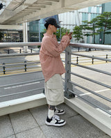 No.0306 M linen crinkle SHIRT (3color)