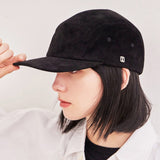 VA Square Suede Camp Cap / Black