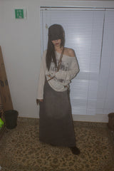 antique suede belt (3 color)