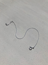 [92.5silver] curve line bracelet