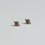 [シングルピアス] 14K ゴールドグリーンピアス / [single earring]14K gold green piercing