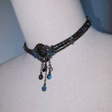 アイランドチョーカー / Isabel blue black choker
