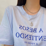 Crystal bear necklace (6657699250294)