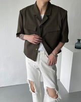 ドューワインクロップドジャケット / TAP Dewine Cropped Jacket (2 colors)