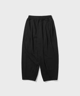 トリプルタックスウィートバルーンパンツ/Triple Tuck Sweat Balloon Pants (Black)