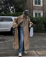 ダディフットバックケープトレンチコート / Daddy Fit Back Cape Trench Coat (3 color)