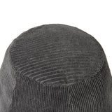 CHERRY REVERSIBLE FUR BUCKET HAT [BLACK]