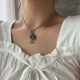 エンジェル2ウェイトグルバーネックレス/jh Angel Two Way Toggle Bar Necklace