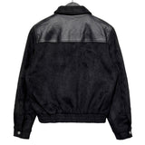 ヴィーガン ミックス スエード ブルゾン ジャケット