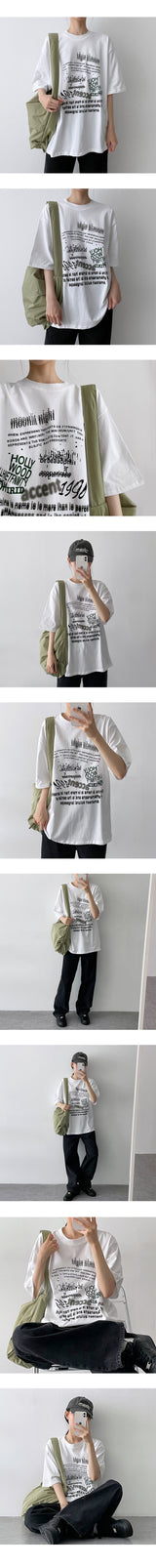 ホーリーストリートボキシー半袖Tシャツ / Holy Street Boxy Short-Sleeved T-Shirt