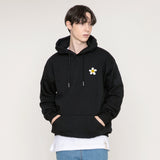 [UNISEX] スモールテープフラワードットスマイルパーカー