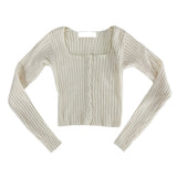 Muffler button knit set