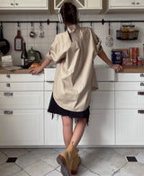 (UNISEX) オールデーベーシックシャツ