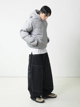 Wave anorak padding 4color