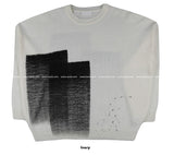 14ビックブラッシュペインティングラウンドニット(3color)