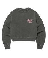 W PIGMENT SELLER LOGO SWEATSHIRT CHARCOAL(CV2ESFM444A)