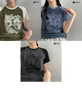 エタラグランショートスリーブTシャツ/Etta Naglan's short-sleeved T-shirt