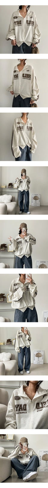Dale Line Two Way Crop Zip-Up